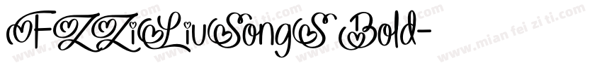 FZZiLiuSongS Bold字体转换